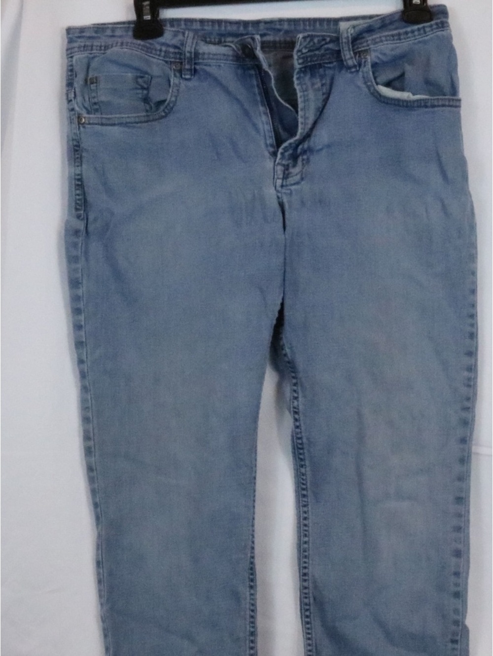 Buffalo David Bitton Jackson-X Jeans Mens 36x34 Blue Straight Stretch Denim